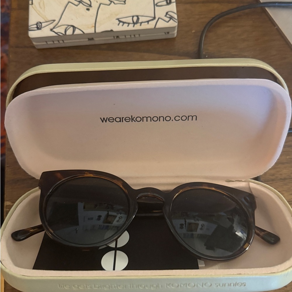 Komono Brown Tortoise Sunglasses